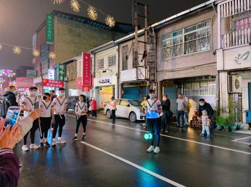 苗栗市火旁龍踩街