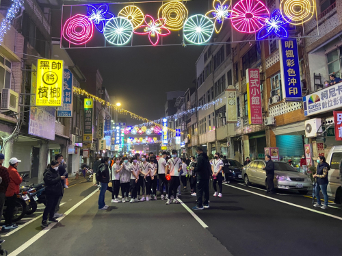 苗栗市火旁龍踩街