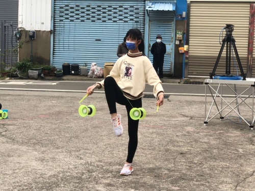 蘆竹南藝術季文化體驗與扯鈴表演