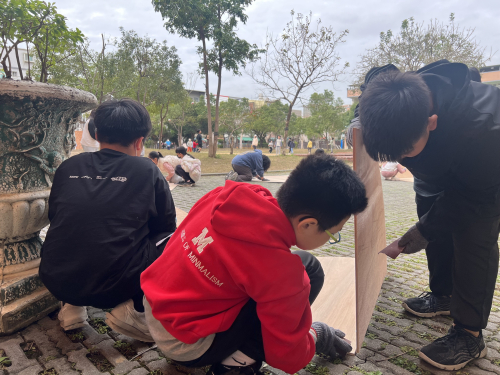 學生的木工體驗